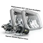 FIT Chevy Express Cargo Van 1500 2500 3500 Pair 7x6 5x7 LED Headlights Hi/Lo**