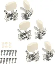 OZXNO 6pcs Classical Guitar Machine Heads 3L 3R Classical Guitar String Tuning Peg Tuner Machine Head with srews