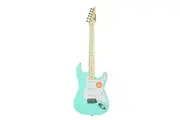 Freedom 6 String Electric Guitar Green 3m Cable Tremolo Arm ST-GRN