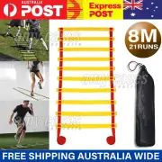 8M Agility Speed Sport Trainning Ladder Soccer Fitness Boxing 21Runs Bag Gym MEL