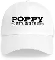 [CafePress] Poppy The Man The Myth The Legend Cap Adjustable Baseball Cap