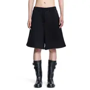 [ALEXANDER MCQUEEN] Mcqueen Stonewashed Jersey Shorts Black