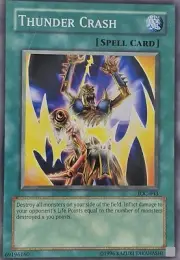 A962 YUGIOH SPELL CARD THUNDER CRASH IOC-043
