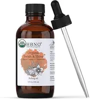 HBNO Black Cumin Oil pulling cinnamon - Huge 4 oz (120ml) Value Size - Ideal for everyday use as a mouth freshener