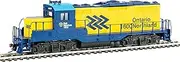 Walthers Trainline HO Scale Model HO Scale Model EMD GP9M Standard DC Ontario Northland #1600