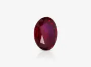 1.56 Carat Natural Loose Ruby O, Red Oval, GWLAB Certified Rare Gift For Women