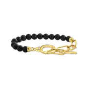 Buy Bracelet with onyx beads and white zirconia by Thomas Sabo online - THOMAS SABO Australia