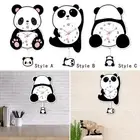 Panda Wall Clock, Wall Ornament, Modern Decorative Clock, Silent Clock for