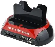 All in 1 HDD Docking Station SATA to USB 2.0/3.0 Adapter for 2.5/3.5 Hard Disk Drive Docking Station Hard Enclosure