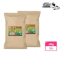 在飛比找momo購物網優惠-【iCat 寵喵樂】Wood Cat Litter 抗菌松木