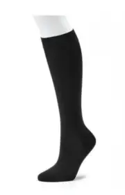 4X Pairs Of Womens L/XL Black Compression Socks NEW