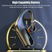 Earpiece Wireless Headset Noise Cancelling Earbuds Driving Trucker for Bluetooth