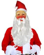Santa Claus Long Wig and Mask