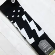 Stance Lightning Bolt Snow Ski OTC Socks Unisex Arch Support Merino Wool Blend
