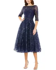 Mac Duggal Embellished A-Line Dress