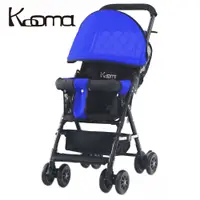 在飛比找PChome24h購物優惠-KOOMA 輕便型遮陽推車- 保時捷藍(附雨罩)