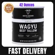 South Chicago Packing Wagyu Beef Tallow 42oz, 100% Pure, Paleo Friendly