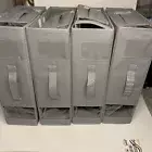 Set of 4 Bed Sheet Organizer Foldable Bed Linen Storage Under Bed Boxes w Handle