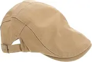 [LIFKOME] Men Newsboy Cap Classic Beret Hat for Outdoor Activities Stylish Driving Cap for Hiking Camping and Everyday Wear Lightweight Breathable Seasons Khaki