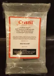 Pack of 6 Cristil 5" x 7" Acrylic Menu Holder / Upright Sign Holder / Clear Card
