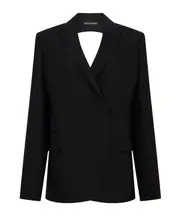 cut-out detail tailored blazer 6,8 Black