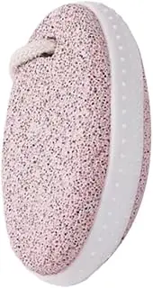 EXQUIMEUBLE Oval Pumice Stone for Foot Care Lightweight Dead Skin Remover and Foot Rubbing Tool for Smooth Feet and Exfoliation Portable Pink Lava Stone for Home and Travel