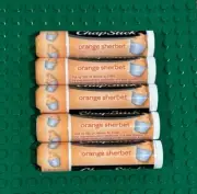 Five Chapstick Orange Sherbet Lip Balm Lot New