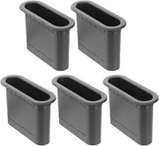 5pcs Audio Blower Speaker Cabinet Port Tube Speaker Air Port Tube Plastic Black