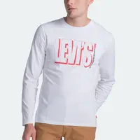 在飛比找樂天市場購物網優惠-Levi's T恤 長袖上衣 男裝 LOGO款 T恤 長袖上