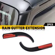 Top Roof Water Rain Gutter Extension For Jeep Wrangler JK 2007-2017 Accessories (for: Jeep)