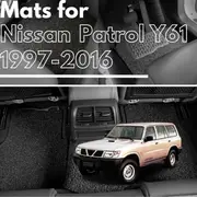 for Nissan Patrol Y61 Single Cab/Chassis Front Only(Y61)1997-2016, Premium Car Floor Mats