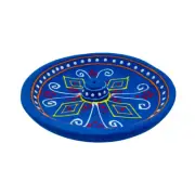 Incense Holder Hand Painted clay dark blue. Incense sticks, Dhoop, New age