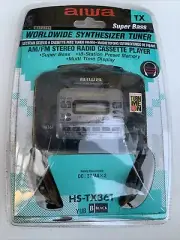 Aiwa Walkman HS-TX361 Rare AM/FM Stereo Radio Cassette Player SEALED, Pls Read