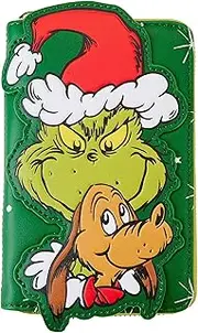 [Loungefly] Dr Seuss - Santa Grinch & Max Zip Around Wallet