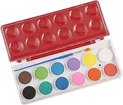 Valentines Heart Shaped Watercolors Paint Set Bulk Valentine Paint Set For Classroom ABS Valentines Watercolors Paint, 12 colour