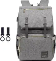 Diaper Bag Backpack, Maternity Nappy Changing Bags Multifunction Waterproof Tra
