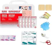 Ever Ready First Aid Basic Burn Kit with Tea Tree Oil Burn Gel & Dressing for Common Burns and Scalds