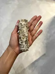 1X White Sage Smudge Stick 10cm | Purifying, Cleansing & Healing