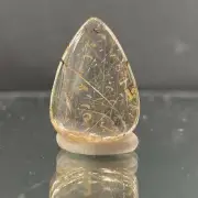 5.8g 2.6x1.9x0.9cm Clear Rutilated Quartz from China