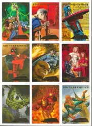 1998 Marvel Creators Collection MCC 98 EDITORS CHOICE Chase card set (12)