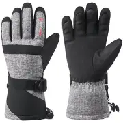 Alpine Swiss Mens Waterproof Ski Gloves Snowboarding 3M Thinsulate Winter Gloves