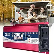 Car Inverter,5000w 12v/24v-220v,Intelligent Temperature Control Fan Cooling,Buzzer Reminding Device,Refrigerator,Air Conditioner,Freezer,Washing Machine,Microwave Oven,24V-220V-2200W