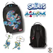 SPRAYGROUND SMURFS WITHIN DLXSV BACKPACK LIMITED EDITION BLACK CHECKERED SCHOOL