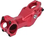 Fuchooky 31.8mm Shock Absorbing Bike Stem Aluminum Alloy Adjustable Handlebar Stem for Mountain Road Cycling Red