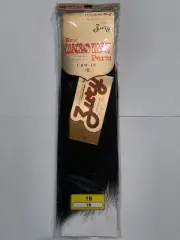 Zury 100% Human Hair Weaving Straight Micro Yaky Perm 10 inch color #1B