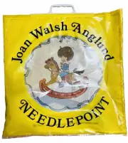 Vintage Joan Walsh Anglund Needlepoint Kit 1975 Complete/Wool Yarn BOY HORSE RoC