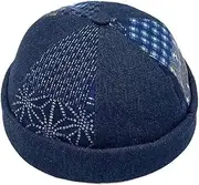 Winter Hat Beanie Hat Winter Warm Women Men Skull Cap Sailor Cap Rolled Cuff Retro Brimless Beanie Hat Winter Cap