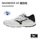 【MIZUNO 美津濃】MAXIMIZER 25 寬楦 慢跑鞋 學生鞋 工作鞋/白黑 K1GA230002 M73