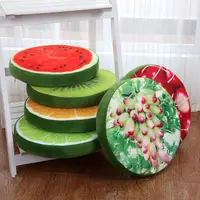 在飛比找蝦皮購物優惠-【VG】3D仿真加厚水果坐墊地板椅子圓形墊可愛坐墊