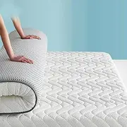 Upgraded Soy Fiber Latex Mattress,Extra Thick Futon Mattress, Memory Foam Futon Mattress, Foldable Roll-Up Tatami Mat, Portable Mattress for Bedroom, Dormitory